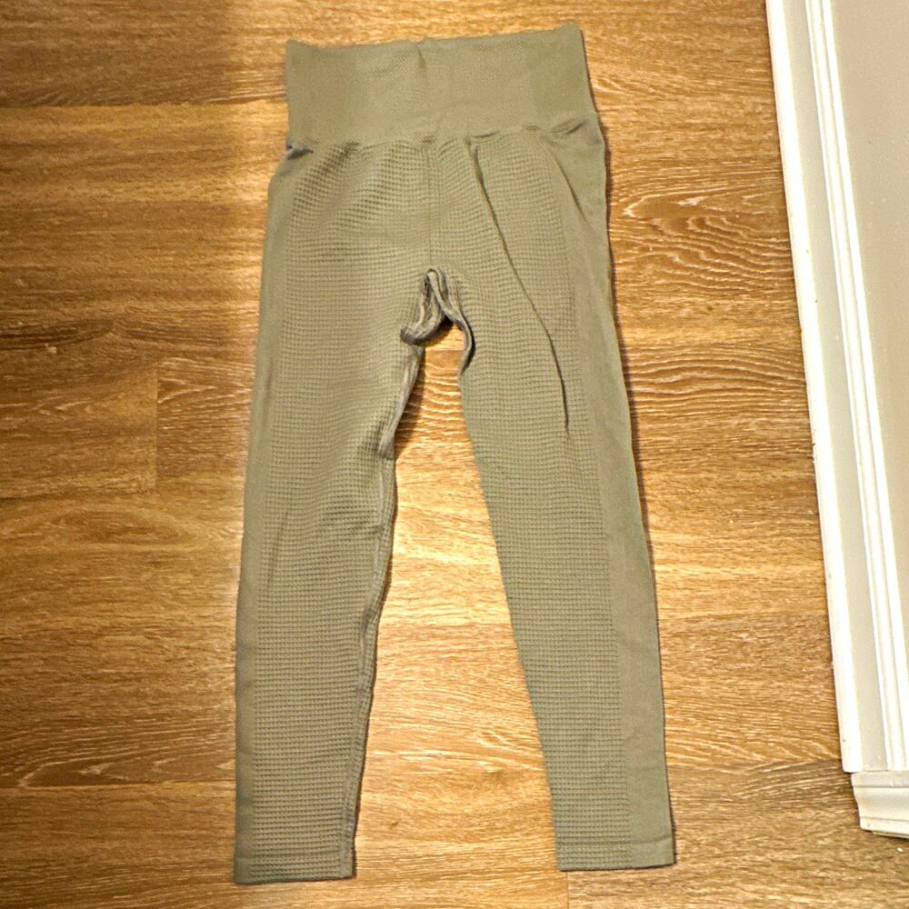 All in Motion Women's High Rise Ankle Leggings Gray Size L Stretch
